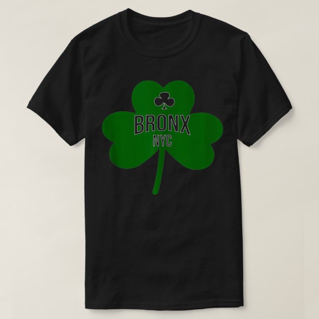 Bronx NYC Saint Patricks Day T Shirt (Design framsida)