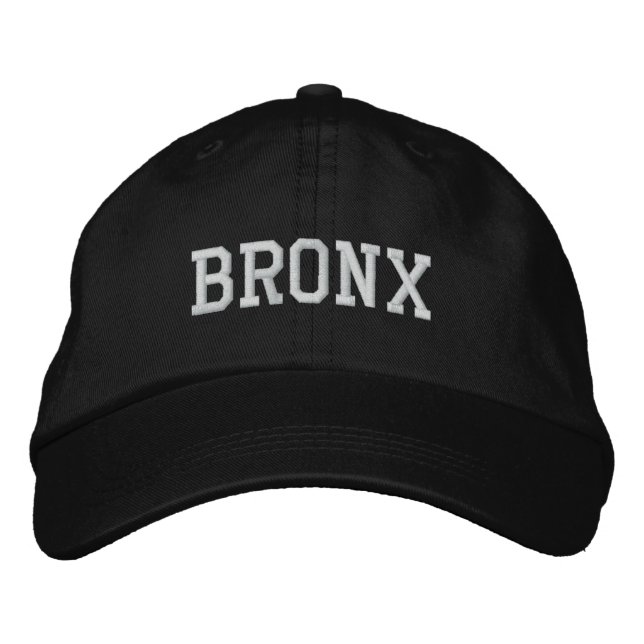 Bronx Personlig Justerbar Hatt Broderad Keps (Framsida)