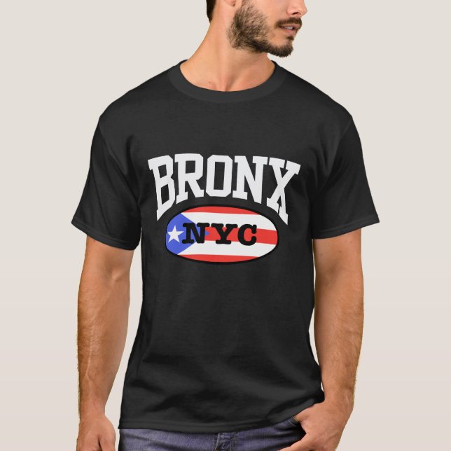 Bronx Puerto Rican T-shirt (Framsida)