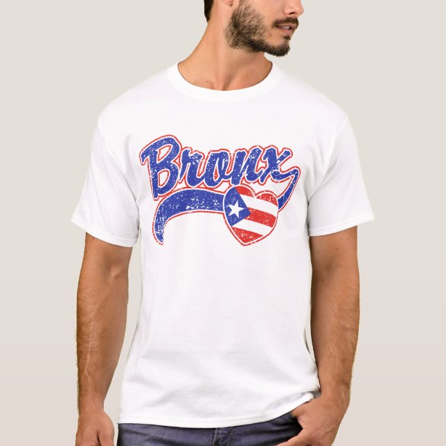 Bronx Puerto Rican T-shirt (Framsida)