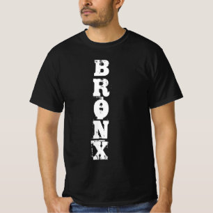 Bronx Retro Classic Nyc New York City Black Value T Shirt
