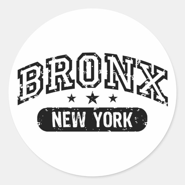 Bronx Runt Klistermärke (Framsida)