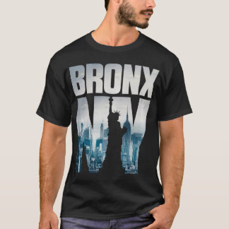 Bronx T shirt, NY Skyline T Shirt, New York City S Shirt