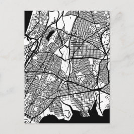Bronx USA City Map Vykort