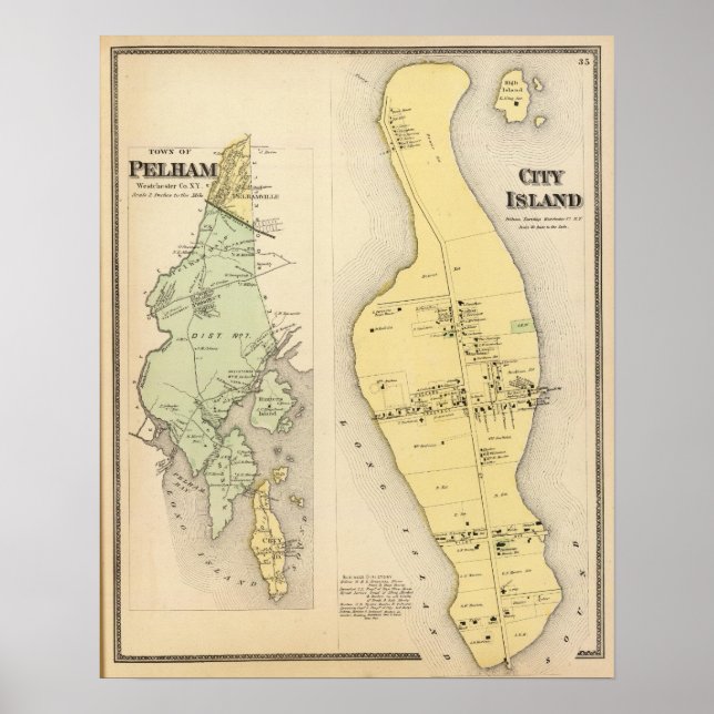 Bronx Westchester County New York Poster (Framsidan)