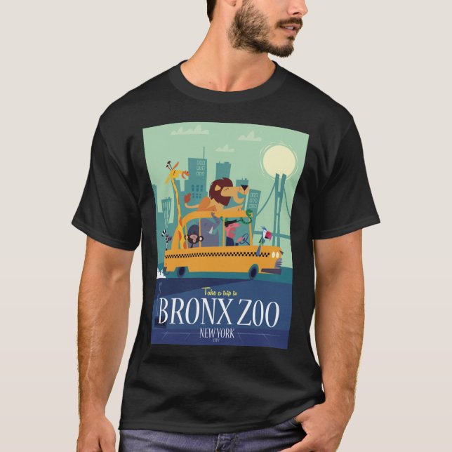 Bronx Zoo poster Classic T-Shirt (Framsida)