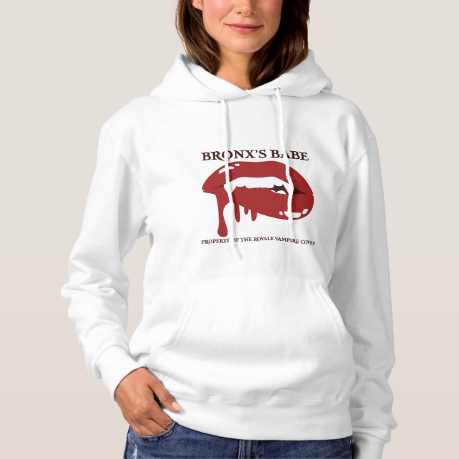 Bronx's Babe Hoodie T Shirt (Framsida)