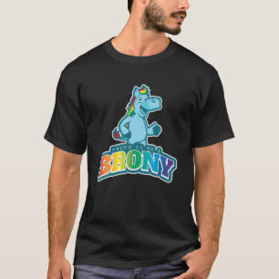 Brony Gift Pony Fläkt Bronies Cosplay Roligt Rainb T Shirt