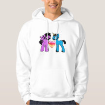 Brony Kärlek Manar storlek hoodie