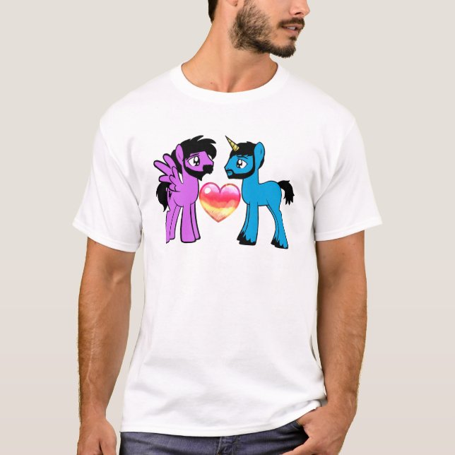 Brony Kärlek Manar TShirt T Shirt (Framsida)