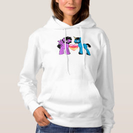 Brony Kärlek Womans storleka hoodie T Shirt