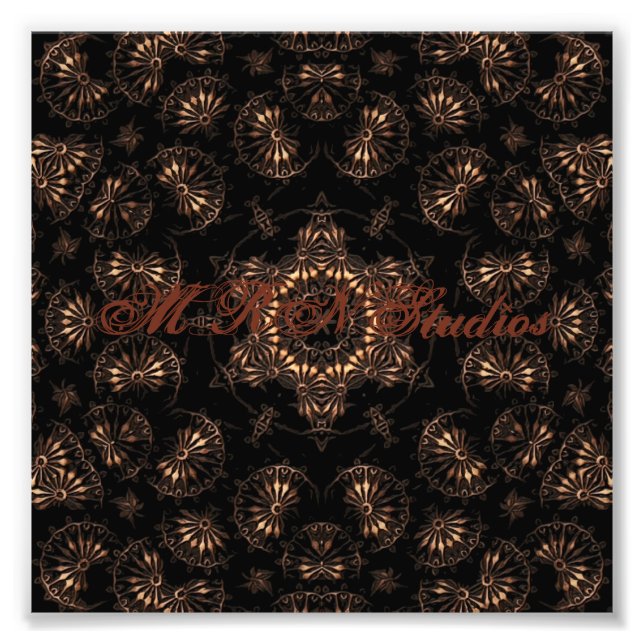 Bronze Age Mandala Fototryck (Framsidan)