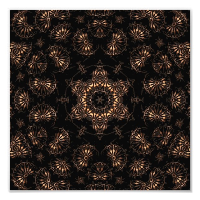 Bronze Age Mandala Fototryck (Framsidan)