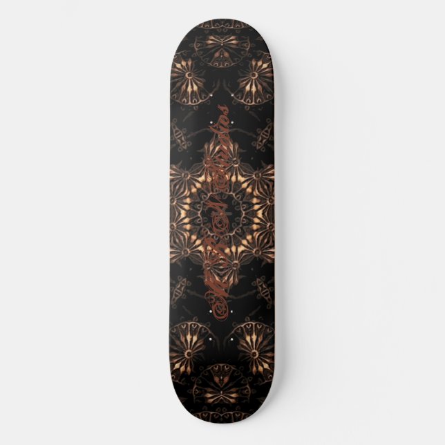 Bronze Age Mandala Mini Skateboard Bräda 18,5 Cm (Framsida)