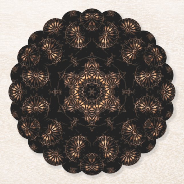 Bronze Age Mandala Underlägg Papper (Framsida)