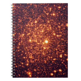 Bronze Astral Glitter Anteckningsbok Med Spiral