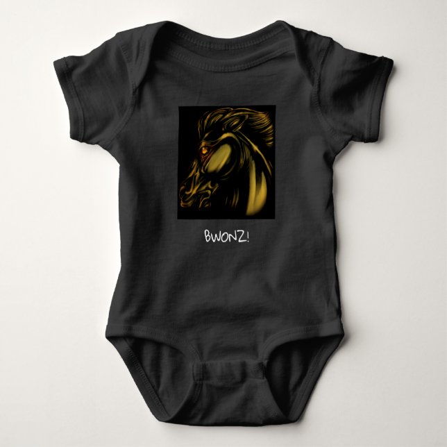 Bronze Baby Outfit T Shirt (Framsida)
