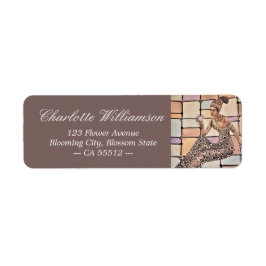 Bronze Beauty Adress Returadress Etikett