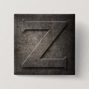 Bronze Black Metall Z Monogram2-knapp Knapp