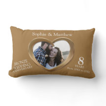 Bronze bröllop-jubileumsfoto