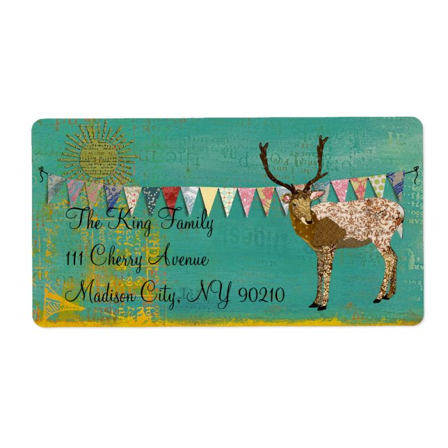 Bronze Buck Sunshine Teal Label Fraktsedel (Framsidan)