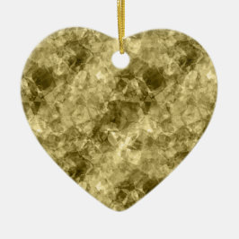 Bronze Crumged Struktur Julgransprydnad Keramik