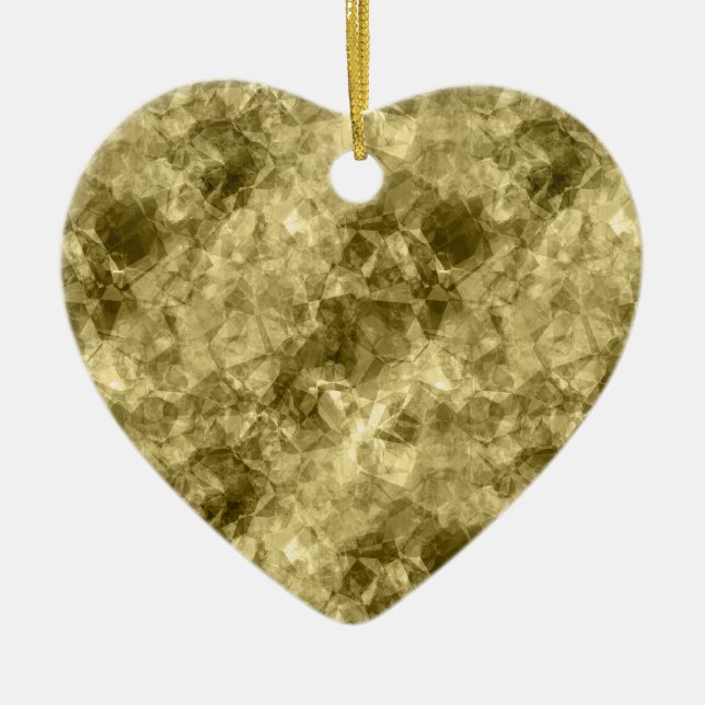 Bronze Crumged Struktur Julgransprydnad Keramik (Framsidan)