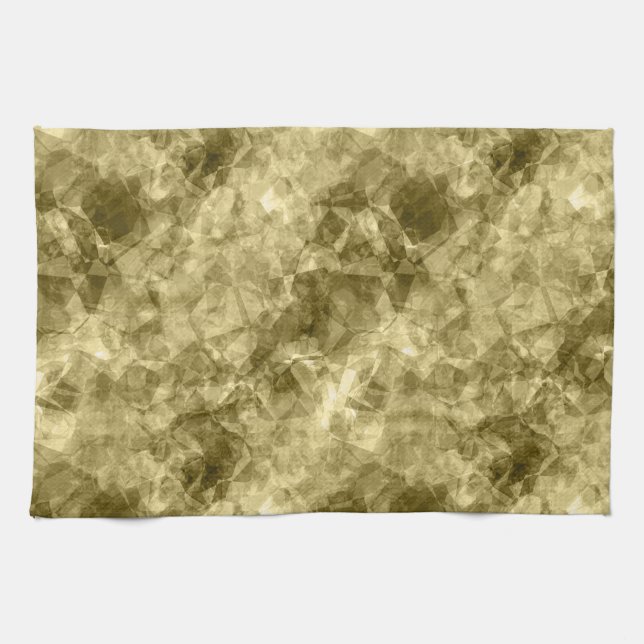 Bronze Crumged Struktur Kökshandduk (Horisontell)