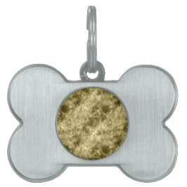 Bronze Crumged Struktur Namnbricka Husdjur