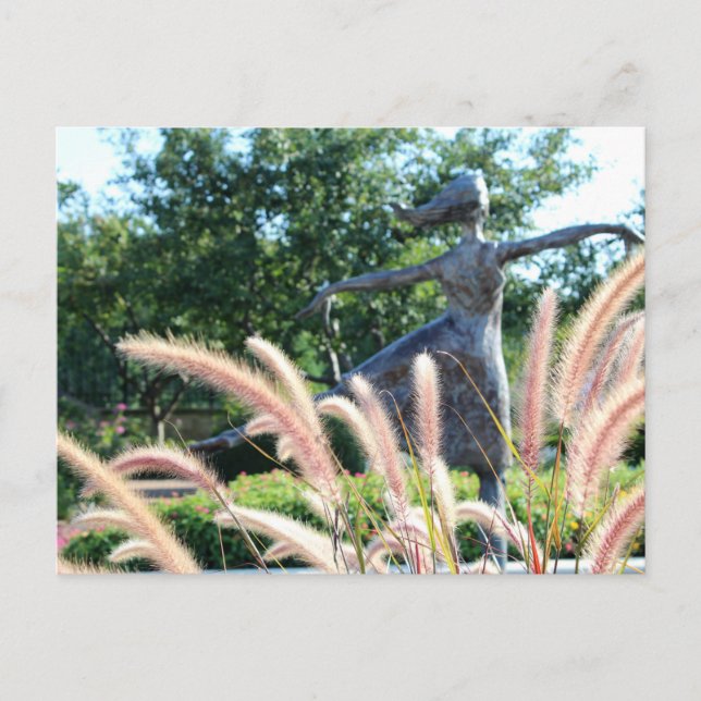 Bronze Dancing Statue vykort (Framsida)