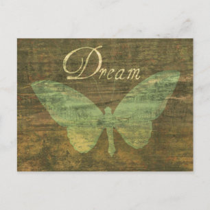 Bronze Dream Butterfly-vykort Vykort