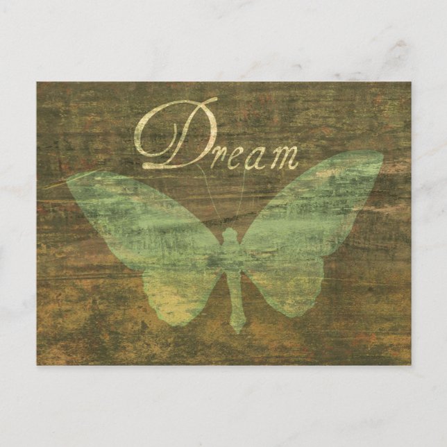 Bronze Dream Butterfly-vykort Vykort (Framsida)