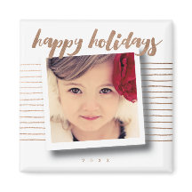 Bronze Glad helg Script-julfoto