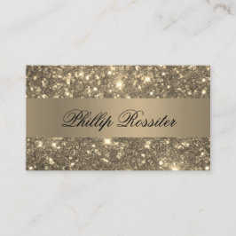 Bronze Glitter-händelseregistrering Visitkort