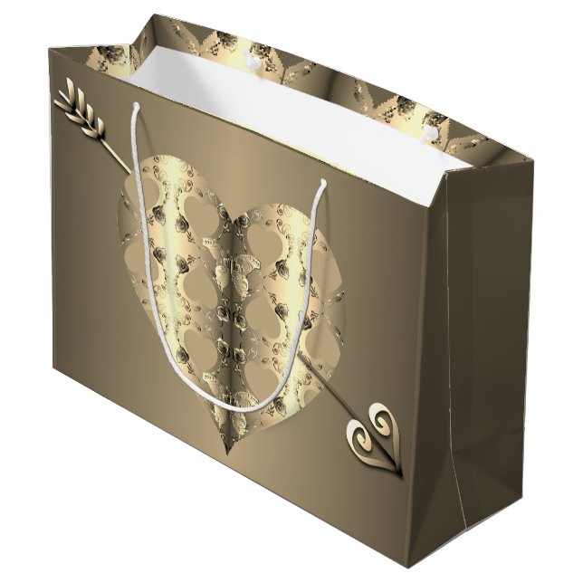 Bronze Heart Ro Valentine Day (Baksidan Vinklad)