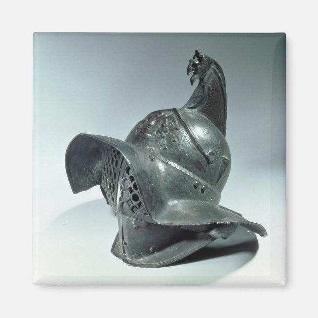 Bronze helmet of Thracian gladiator, romersk, 1:a  Magnet (Framsidan)