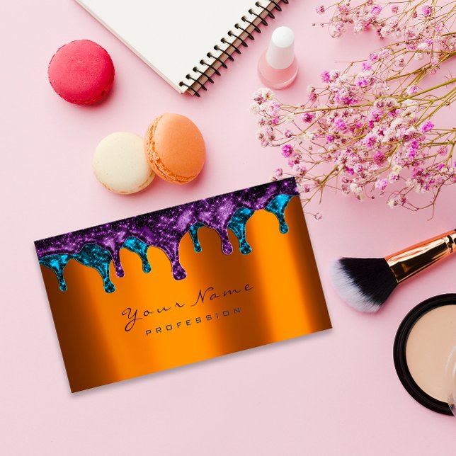 Bronze Honung från nagel Vax, epilation Depilation Visitkort (Nails Wax Epilation Depilation Violet Bronze Honey Business Card)