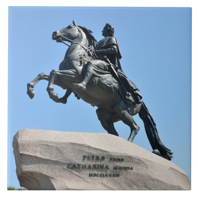 Bronze Horseman Kakelplatta (Framsidan)