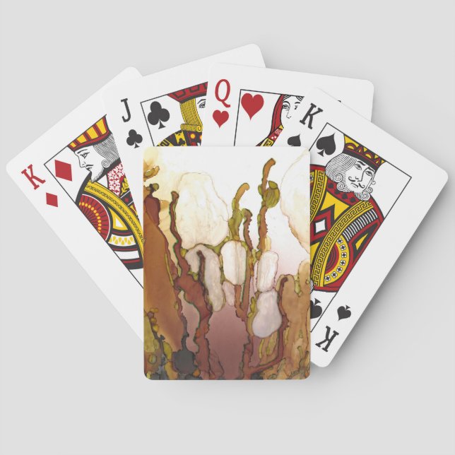 Bronze Imagination Alcohol Bläck-konstverksbro ell Casinokort (Baksidan)