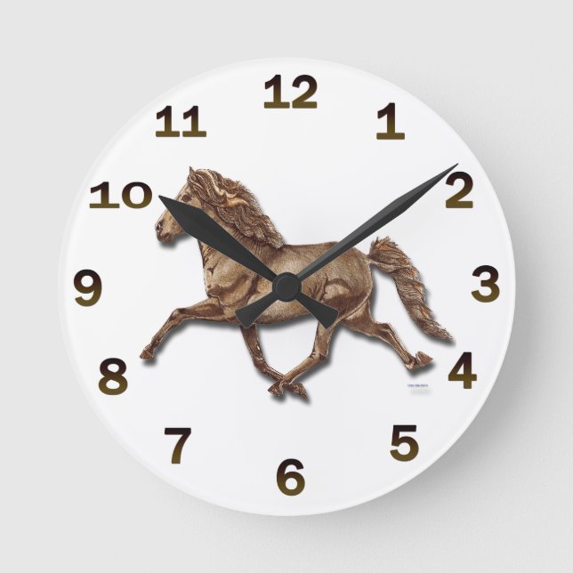 Bronze Islands Rund Klocka (Framsida)