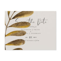 Bronze Löv Bröllop spara datum