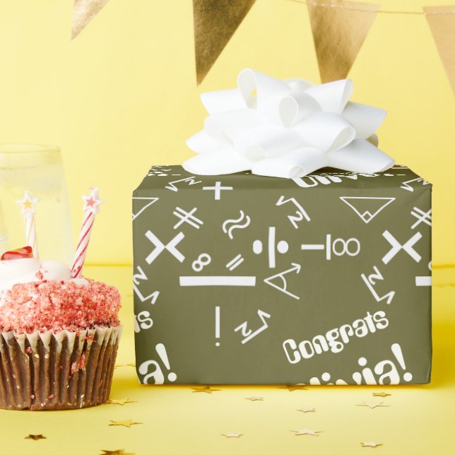 Bronze Math Student Presentpapper (Födelsedagsfest)