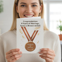 Bronze Medal, den 8:e Bröllop-årsdagen