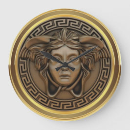 Bronze Medusa Stor Klocka