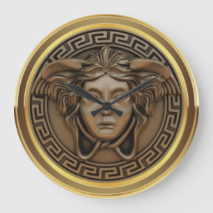 Bronze Medusa Stor Klocka