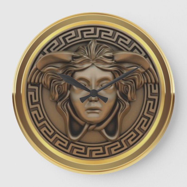 Bronze Medusa Stor Klocka (Framsida)