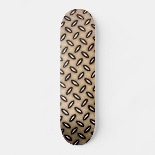 Bronze Metallic Pattern Skateboard (Framsida)