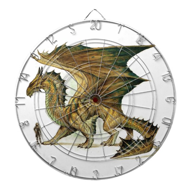 Bronze Mythical Dragon Darttavla (Framsidan)