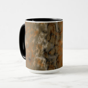 Bronze och kopparmarmor, Abstrakt Mugg