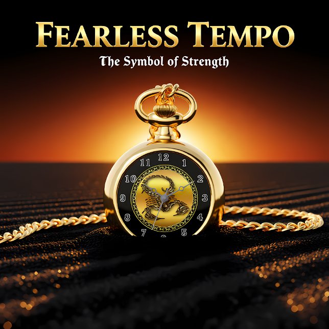 Bronze Poisonous-korpion mycket venomös insekt Armbandsur (Skapare uppladdad)